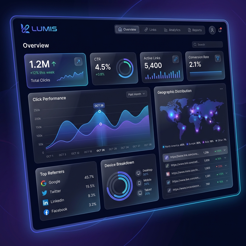 LUMIS Analytics Dashboard